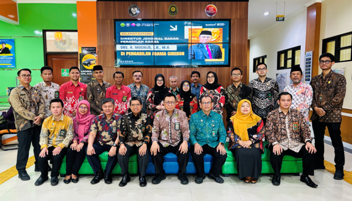 Kunjungi PA Cirebon, Dirjen Badilag Perkuat Integritas dan Dorong Optimalisasi Kinerja Peradilan